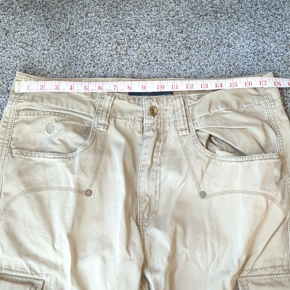 Roca Wear men's beige size 36 cargo pants - Picture 3 of 16